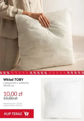 Wkład TOBY z poszyciem z włókniny 45x45 cm promocja w Homla