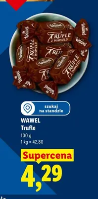 Cukierki Trufle Wawel promocja w Lidl
