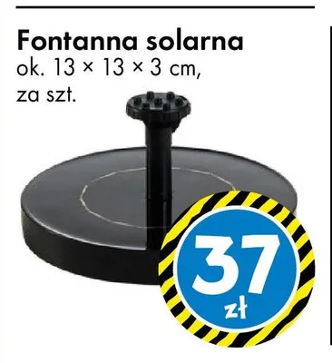 Fontanna solarna promocja w Tedi