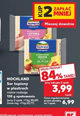 Ser topiony w plastrach Hochland promocja w Kaufland