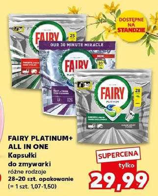 Kapsułki do zmywarki Platinum+ All In One różne rodzaje 28-20 szt. opakowanie promocja w Kaufland