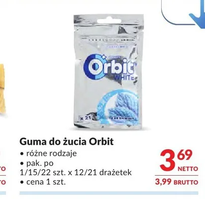 Guma do żucia Orbit promocja w Makro