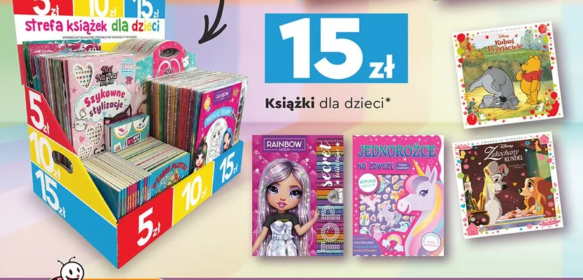 Książki dla dzieci w pudełku promocja w Biedronka