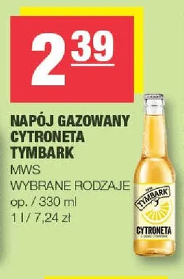 Napój gazowany Cytroneta Tymbark promocja w SPAR