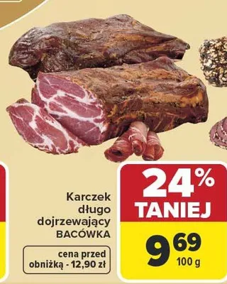 Karczek długo dojrzewający promocja w Carrefour