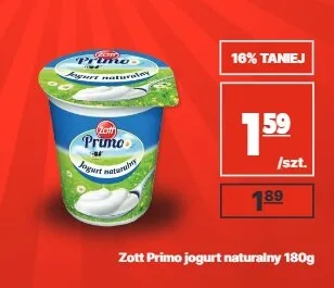 Jogurt naturalny Zott Primo promocja w API Market