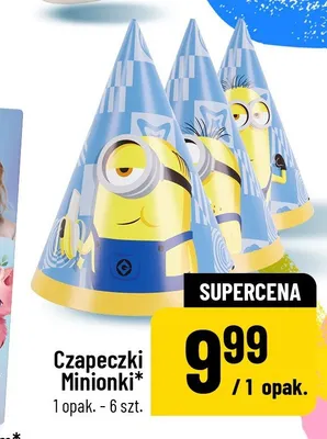 Czapeczki Minionki promocja w POLOmarket