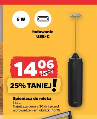 Spieniacz do mleka promocja w Netto