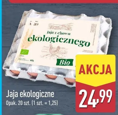 Jaja ekologiczne promocja w Aldi