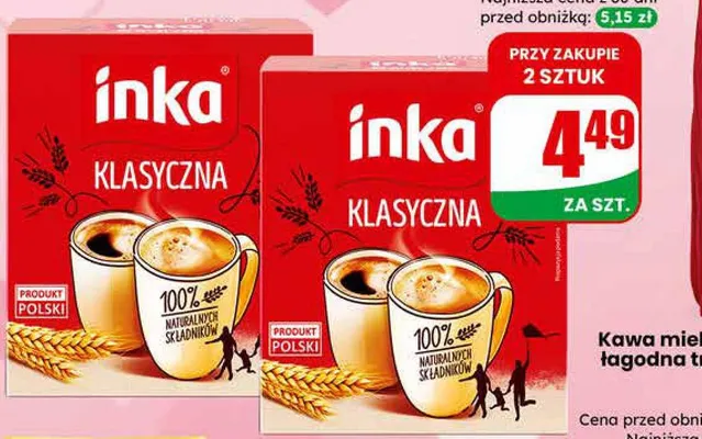 Kawa zbożowa klasyczna promocja w Dino