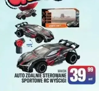 Auto zdalnie sterowane sportowe RC wyścigi MAKSIK promocja w Tomi Markt
