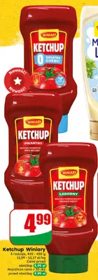 Ketchup Winiary Łagodny promocja w Dino