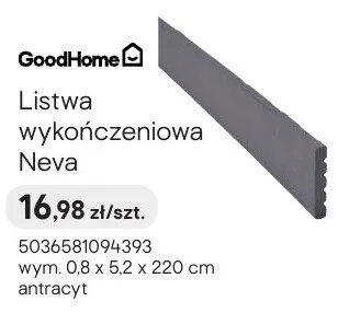 Listwa wykończeniowa Neva antracyt promocja w Castorama