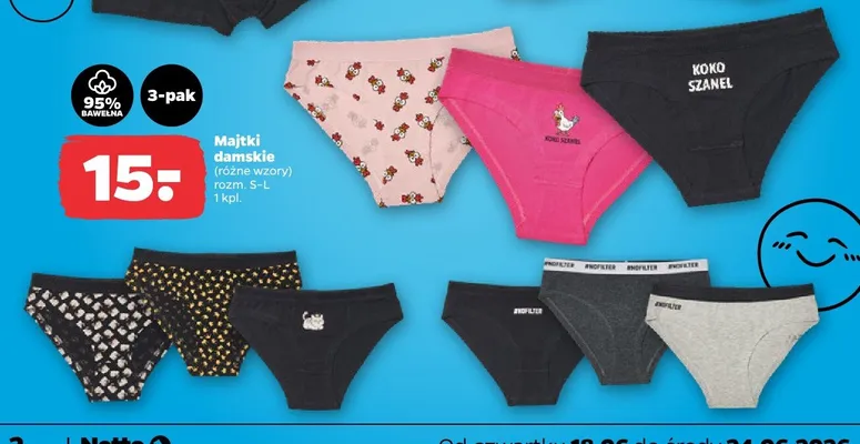 Stopki damskie 35-42 promocja w Netto