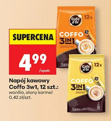 Napój kawowy Coffo 3w1 wanilia promocja w Biedronka