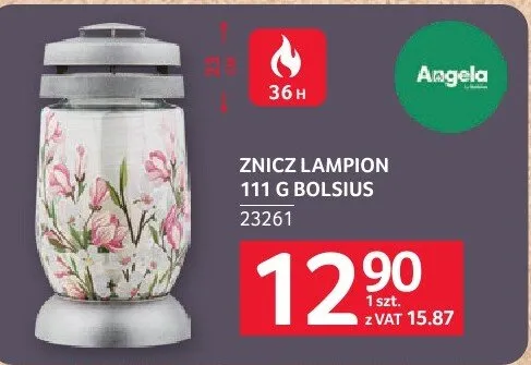 Znicz lampion 111 g Bolsius promocja w Selgros