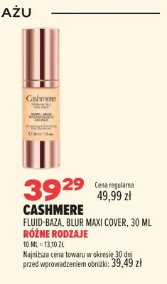 Fluid-baza Cashmere Blur Maxi Cover promocja w Drogerie Natura