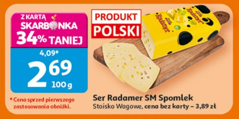 Ser Radamer SM Spomlek promocja w Auchan