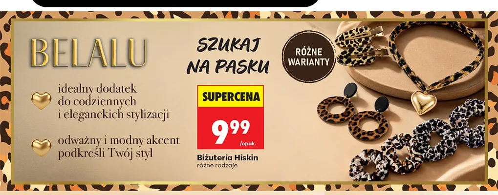 Biżuteria Hiskin promocja w Biedronka