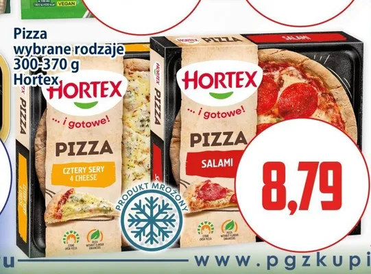 Pizza mrożona Hortex Cztery Sery promocja w Kupiec