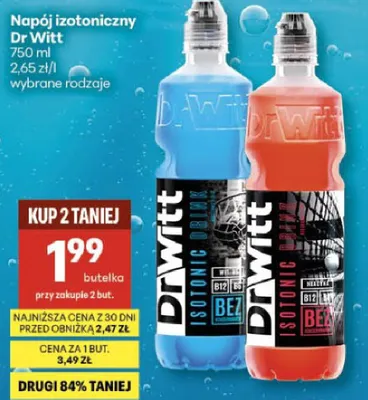 Napój izotoniczny Isotonic Be Active promocja w Delikatesy Centrum