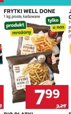 Frytki proste Well Done promocja w Stokrotka
