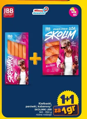 Parówki drobiowe Skolimki JBB Bałdyga promocja w Carrefour Market