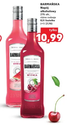 Napój alkoholowy Barmańska Wiśnia promocja w Kaufland