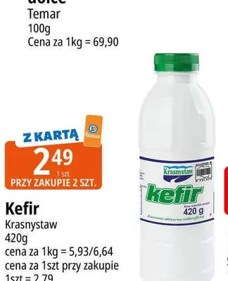 Kefir Krasnystaw promocja w Leclerc