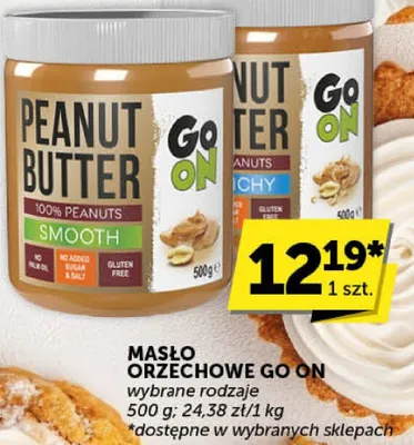 Masło orzechowe Go On promocja w ABC