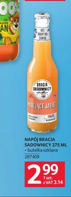 Napój Bracia Sadownicy musujące jabłko promocja w Selgros