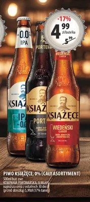 Piwo Książęce Wiedeński Lager promocja w Arhelan