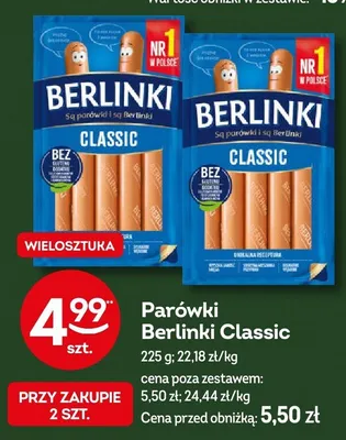 Parówki Classic promocja w Żabka
