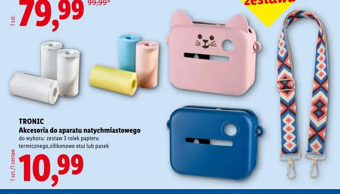 Akcesoria do aparatu natychmiastowego silikonowe etui Tronic promocja w Lidl