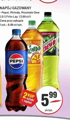 Napój gazowany Mirinda promocja w Sedal