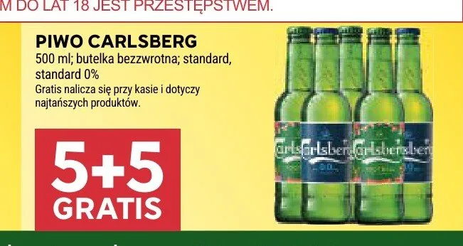 Piwo Carlsberg promocja w Stokrotka