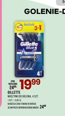 Maszynki do golenia Gillette promocja w Drogerie Natura