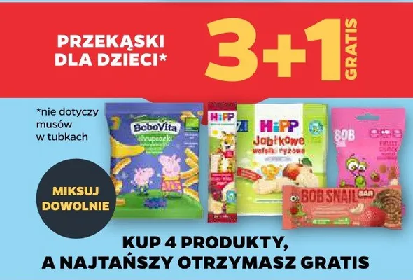 Przekąski dla dzieci HiPP promocja w Netto