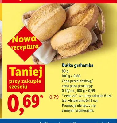 Bułka grahamka promocja w Lidl