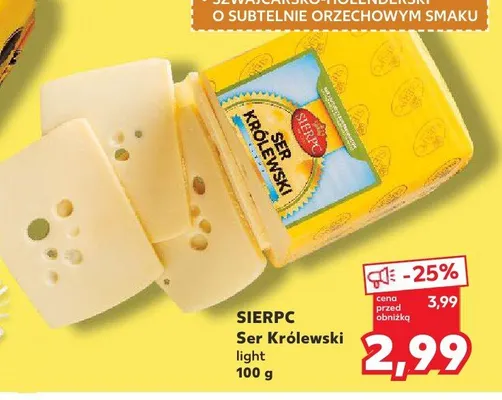 Ser Królewski light promocja w Kaufland