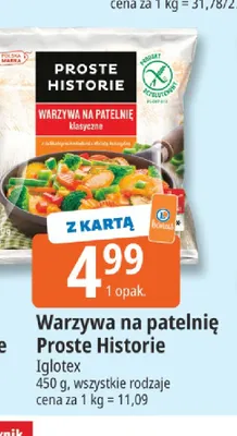 Warzywa na patelnię Proste Historie promocja w Leclerc