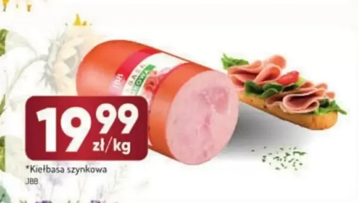 Kiełbasa szynkowa JBB promocja w Avita