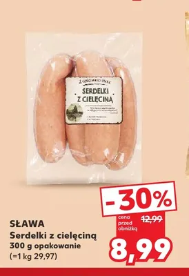 Serdelki z cielęciną Sława promocja w Kaufland