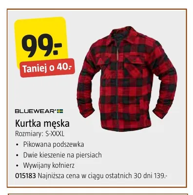 Kurtka męska Bluewear promocja w Jula