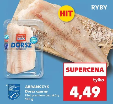 Abramczyk filet premium bez skóry czarny promocja w Kaufland
