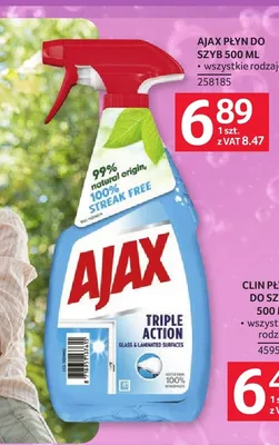 Płyn do szyb Ajax promocja w Selgros