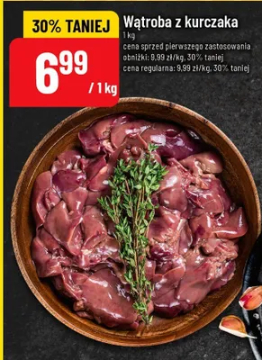 Wątroba z kurczaka promocja w POLOmarket
