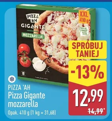 Pizza Gigante mozzarella promocja w Aldi