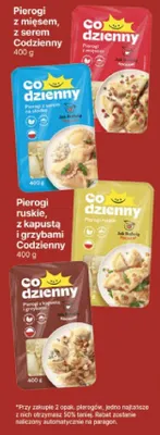 Pierogi ruskie z kapustą i grzybami Codzienny promocja w Delikatesy Centrum