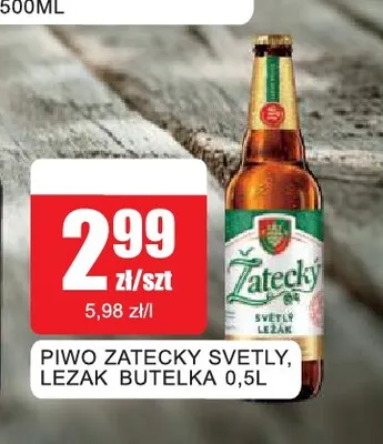 Piwo Žatecký Ležák promocja w Bingo